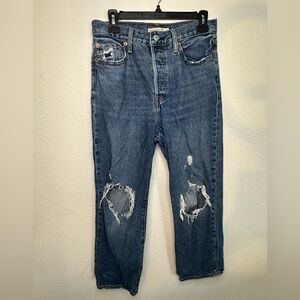 Levi’s Women’s Ribcage Straight Ankle Jeans - Size 29